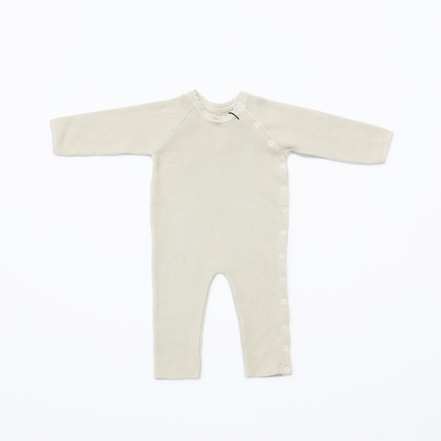 Baby Jumper with Side Buttons Cotton Knitted Garment