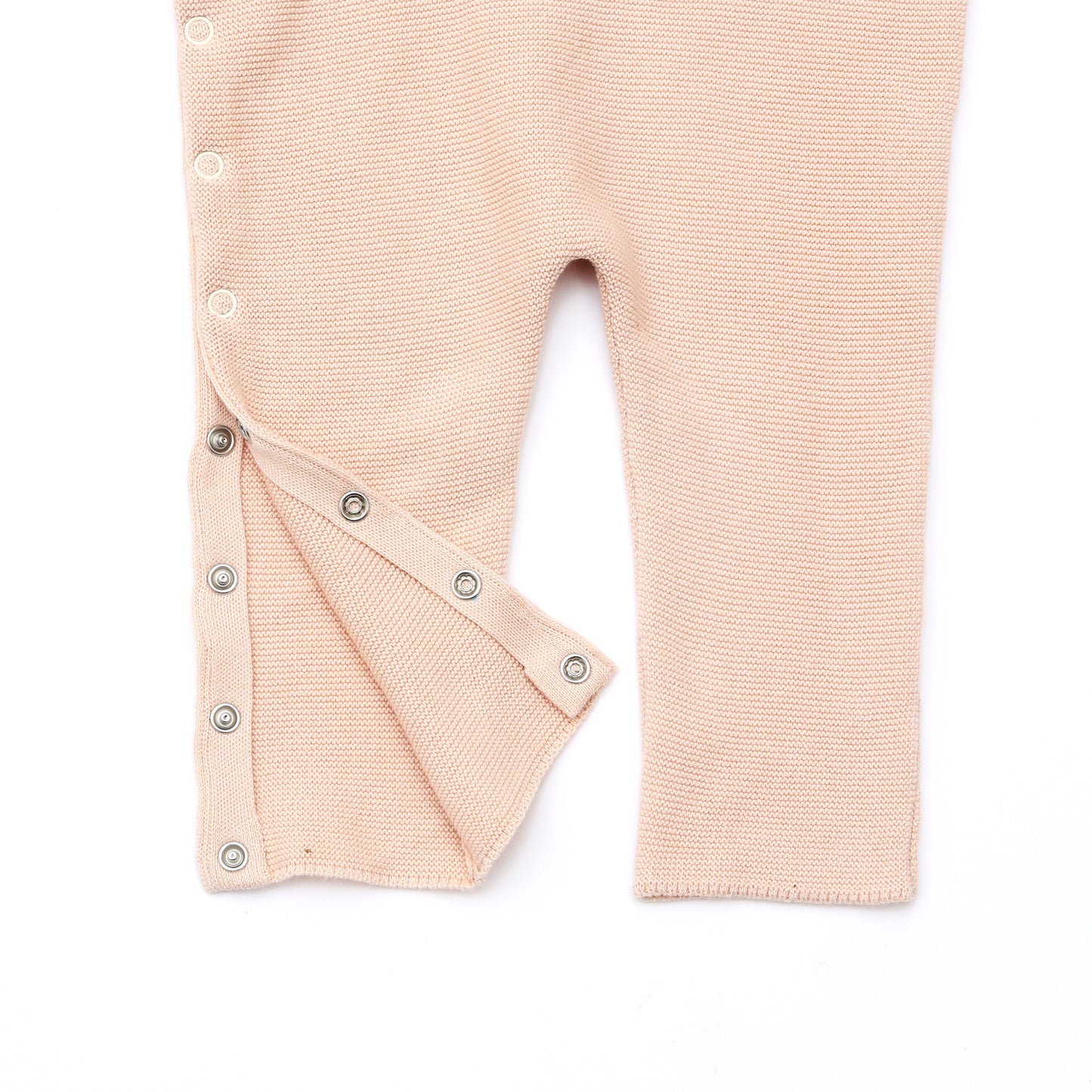 Baby Jumper with Side Buttons Cotton Knitted Garment
