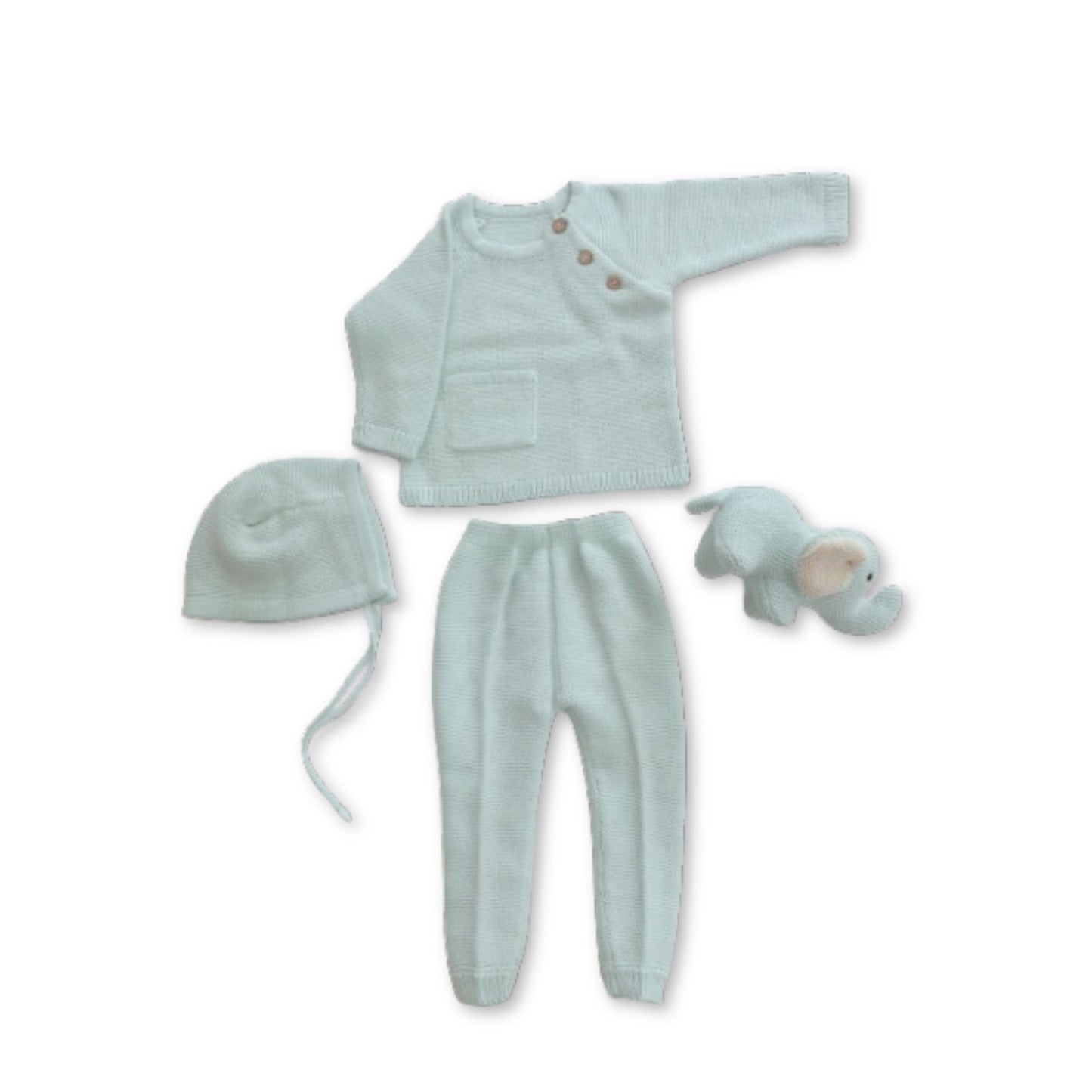 Cuddly Bunny Baby Blue Gift Set