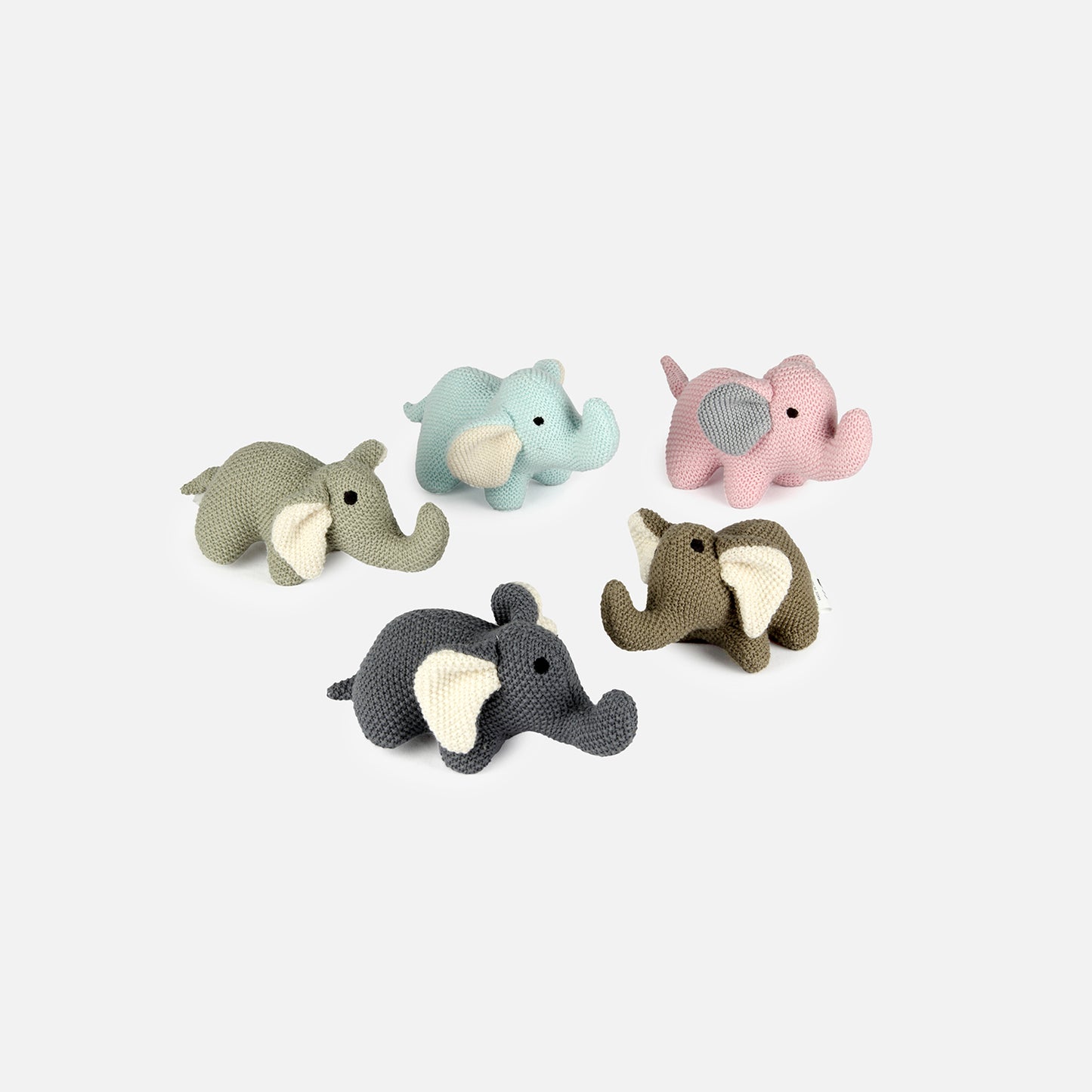 JOJO- The Baby Elephant Knitted Cotton Plush Toy