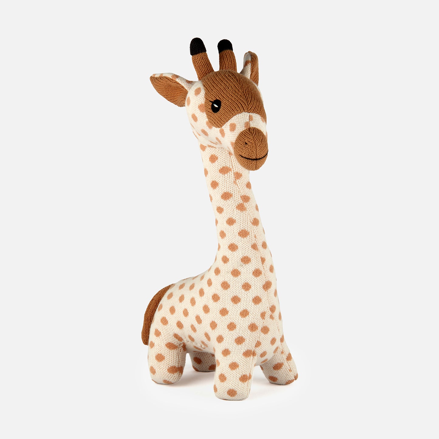 SPOTTY- The Giraffe Knitted Cotton Plush Toy