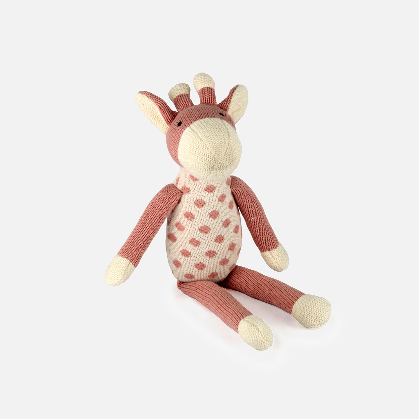 DOTTY- Giraffe Knitted Cotton Plush Toy