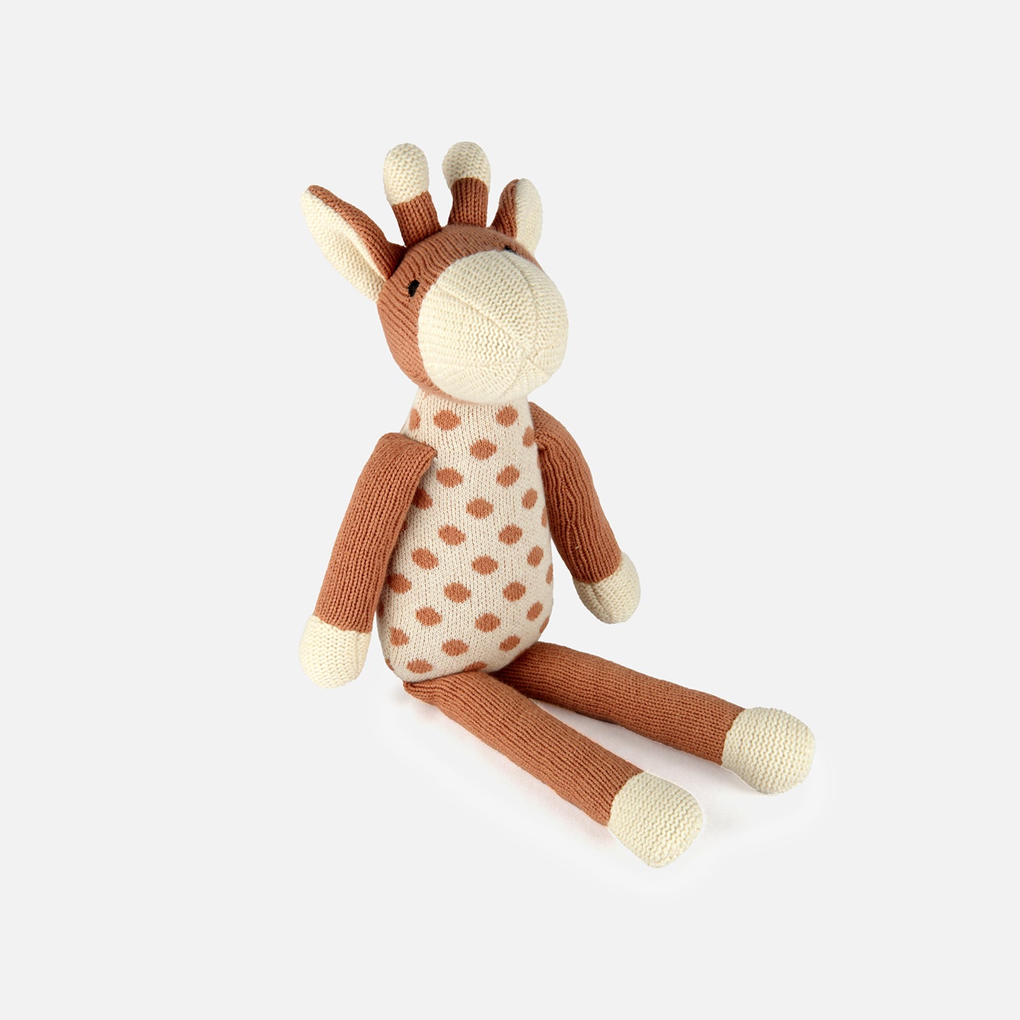 DOTTY- Giraffe Knitted Cotton Plush Toy