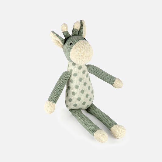 DOTTY- Giraffe Knitted Cotton Plush Toy