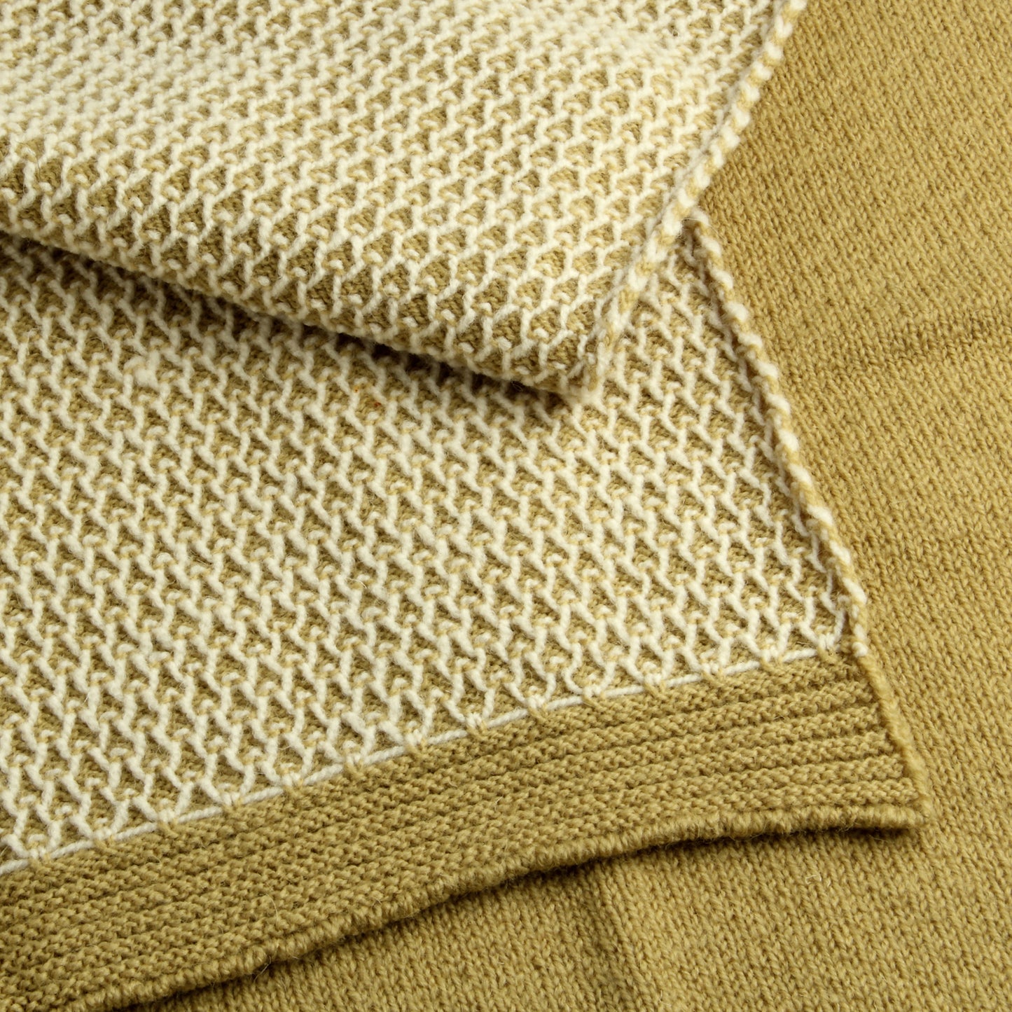 Honey Comb Baby Wool Throw