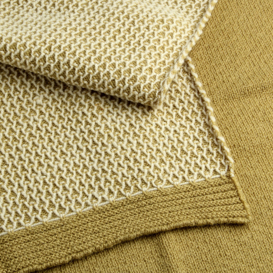 Honey Comb Baby Wool Throw