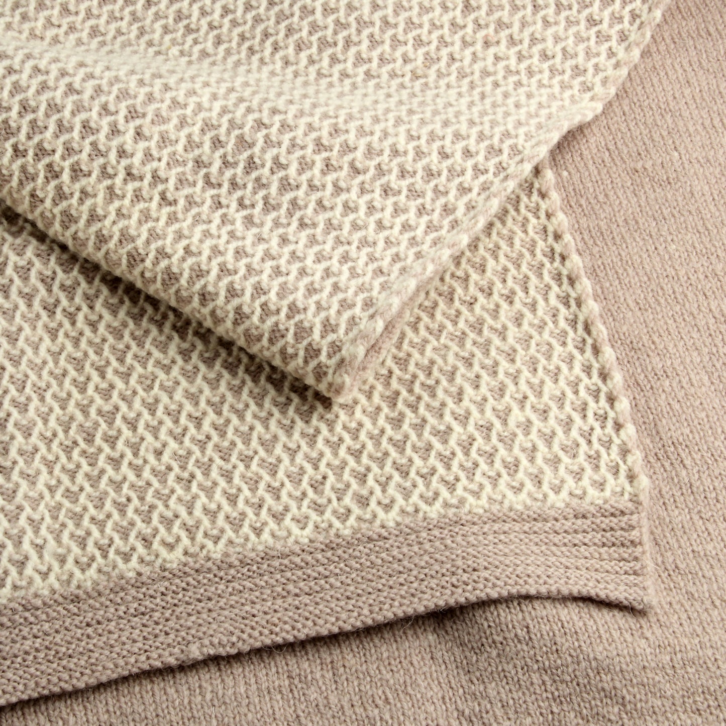 Honey Comb Baby Wool Throw