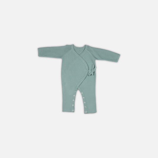 Baby Jumper with Side Tie Cotton Knitted Garment