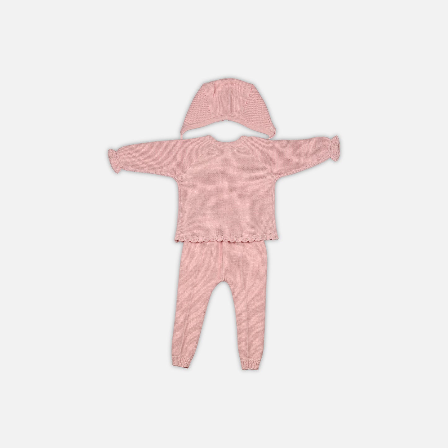 Baby Pink T-Shirt Cotton Knitted Garment
