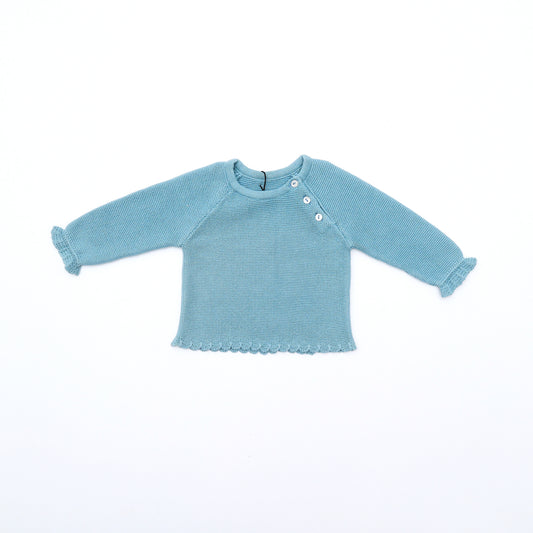 Baby Top Side Open Cotton Knitted Garment