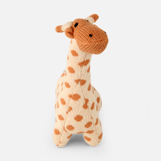 DUSTY-The Giraffe Cotton Knitted Plush Toy